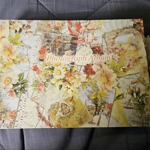 Vintage Floral Photograph Album